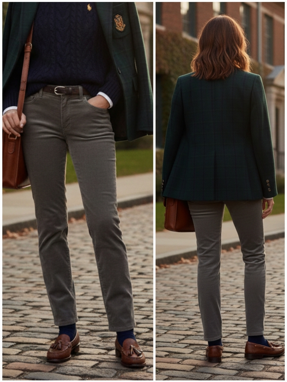 NWT Lauren Ralph Lauren 8 Old Money Preppy Mid Rise Straight Leg Corduroy Jeans